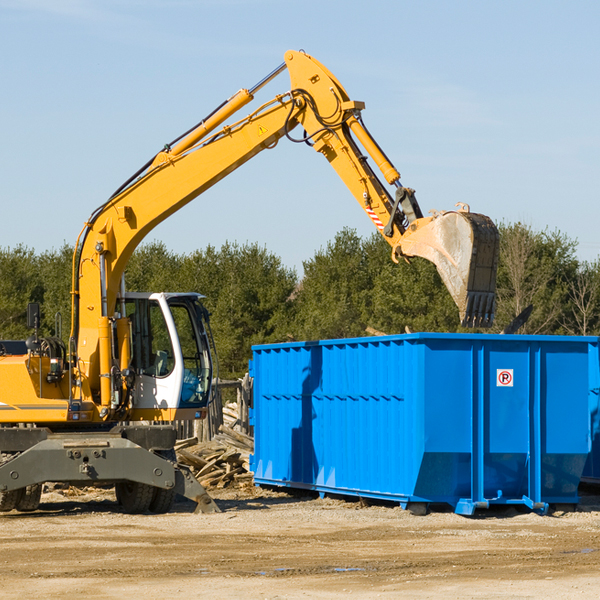 can i choose the location where the residential dumpster will be placed in Hopedale Ohio